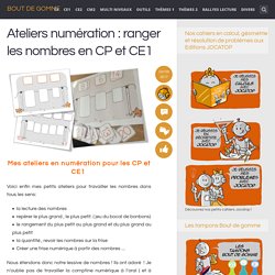 Ateliers numération : ranger les nombres en CP et CE1