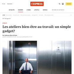 Les ateliers bien-être au travail: un simple gadget?