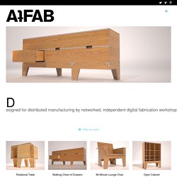 AtFAB CNC Furniture Collection