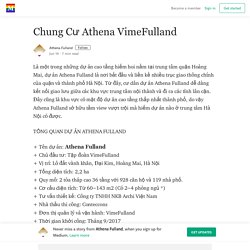 Chung Cư Athena VimeFulland – Athena Fulland