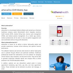 athenaOne EHR Mobile App Free Demo Latest Reviews