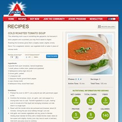 Atkins Cookbook - Cold Roasted Tomato Soup