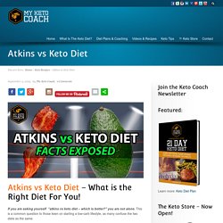 Atkins vs Keto Diet - Find Out Which Diet is the Right One For You?