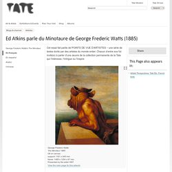 George Frederic Watts, Le minotaure (1885)