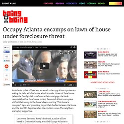 Occupy Atlanta encamps on lawn of house under foreclosure threat