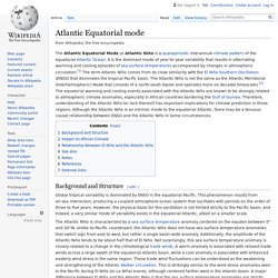 Atlantic Equatorial mode