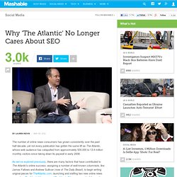 Why 'The Atlantic' No Longer Cares About SEO