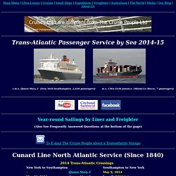 The Cruise People Ltd [Trans-Atlantic Passenger Ship Service]