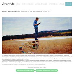 Atlantide – Festival des littératures de Nantes