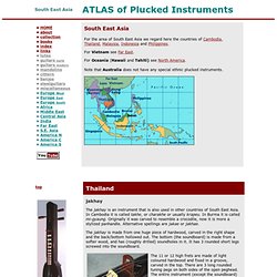 ATLAS of Plucked Instruments - South East Asia