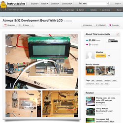 Atmega16/32 Development Board With LCD
