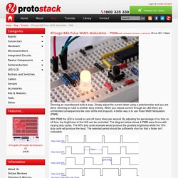 ATmega168A Pulse Width Modulation – PWM - Protostack