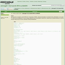 [Atmega8 i 32] Czytnik RFID na EM4095