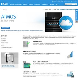 Atmos - Cloud Storage, Cloud Services