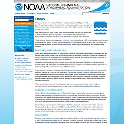 National Oceanic and Atmospheric Administration - Ocean