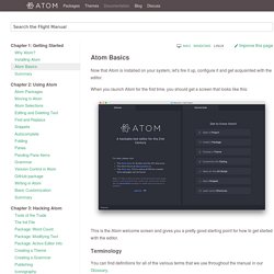 Atom Basics