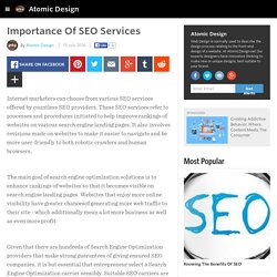 Atomic Design - Importance Of SEO Services