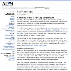 ATPM 13.02 - Next Actions: A Survey of the GTD App Landscape