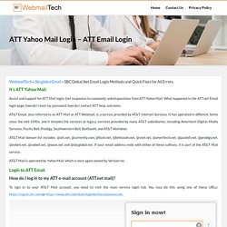ATT Yahoo Mail Login – ATT Email Login -