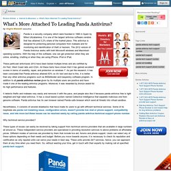 What's More Attached To Leading Panda Antivirus? by Angila Maxwell