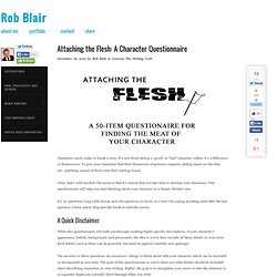50 Questions - Rob Blair