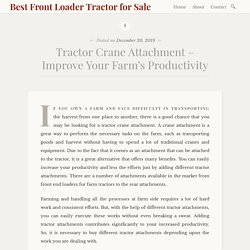 Looking for the best quality Tractor Front Loader Attachments