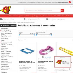 Forklift attachments & accessories