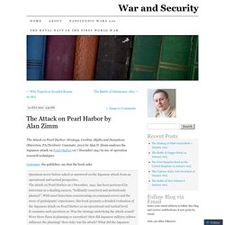 The Attack on Pearl Harbor by Alan Zimm