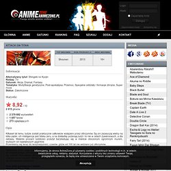 Attack on Titan - odcinki anime online