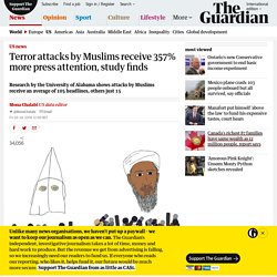 Terror attacks by Muslims receive 357% more press attention, study finds