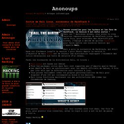 Attaque informatique · Anonoups
