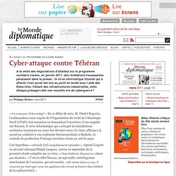Cyber-attaque contre Téhéran, par Philippe Rivière