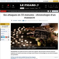 Six attaques en 33 minutes : chronologie d'un massacre