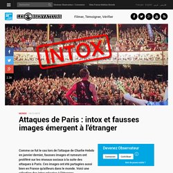 Attaques de Paris : intox et fausses images émergent à l'étranger