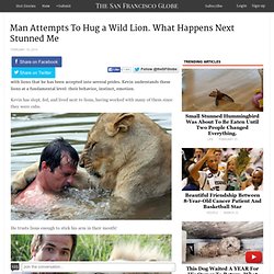 Man Attempts To Hug a Wild Lion. What Happens Next Stunned Me