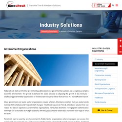 Employee Leave Management Software for Government & Public Sector Organizations - Timecheck Software