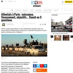 Attentats à Paris : naissance, financement, objectifs... Daech en 5 questions
