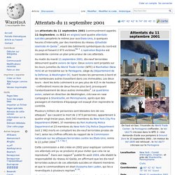 Attentats du 11 septembre 2001