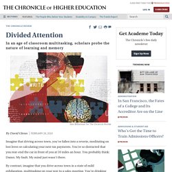 Scholars Turn Their Attention to Attention - The Chronicle of Higher Education