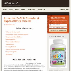 ADD - Attention Deficit Disorder - Hyperactivity - ADHD - Holistic Medicine