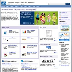 Attention Deficit Hyperactivity Disorders (ADHD) Homepage - NCBDDD