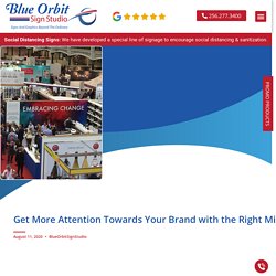 Get More Attention Towards Your Brand with the Right Mix of Trade Show Displays