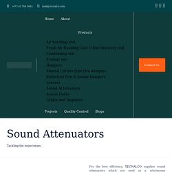 The Best Sound Attenuators Manufacturers in UAE