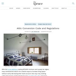 Attic Conversion Code and Requirements