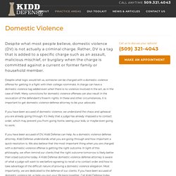 domestic violence Spokane