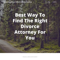 Best Way To Find The Right Divorce Attorney For You