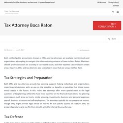 Tax Attorney boca raton
