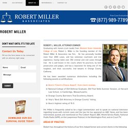 Attorney Robert Miller