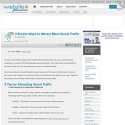 3 Simple Ways to Attract More Social Traffic