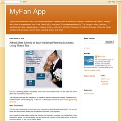 Attract More Clients to Your Wedding Planning Business Using These Tips